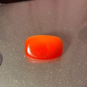 Vibrant Orange Catseye Stone